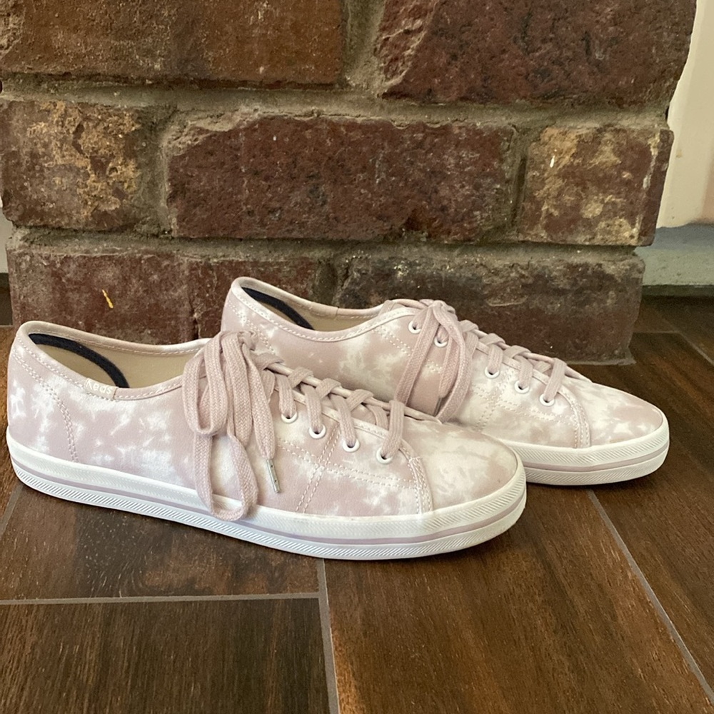 Keds Womens organic cotton pink tie dye surfer‎ Sneakers